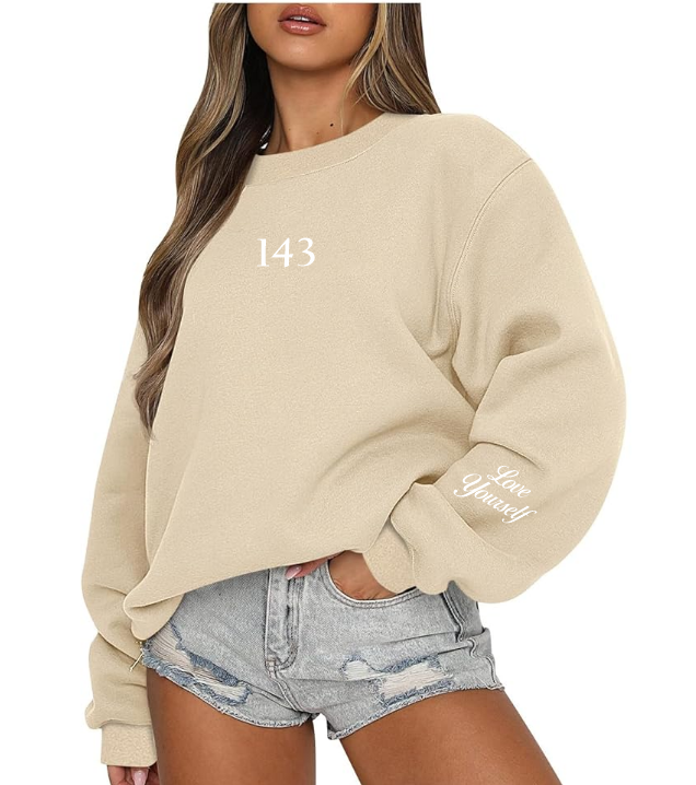 HOT MOM'S CLUB - BEIGE - UNISEX CREWNECK SWEATSHIRT
