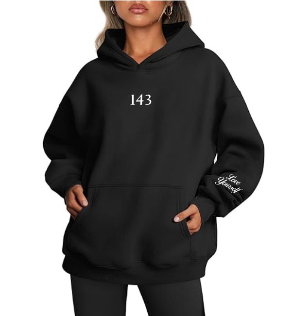 HOT MOMS CLUB - UNISEX - BLACK HOODIE